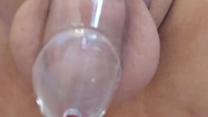 Lovense Gravity anal fuck in chastity
