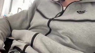 Jerking off in my gym clothes