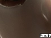 Cute blonde Nikki Sun takes two cocks 16/16