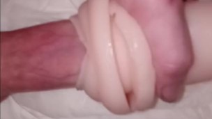 Diaper sissy fucks pussy