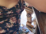 Lifting up a random shy girls dress in a public bar 16/16