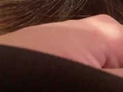 [彼氏目線]彼氏が料理中にいきなり触ってきてフェラしてくる変態巨乳美女の彼女との日常-日本人/素人カップル/個人撮影 1/16