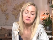 Ersties: Horny Blonde Rubs Herself Down 12/16