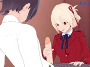 Chisato Nishikigi and I have intense sex in the restroom. - Lycoris Recoil Hentai 2/16