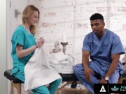 Hot Masseuse Has Her Pussy Destroyed 1/16