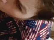 Bj cum shot to wife's mouth 10/16