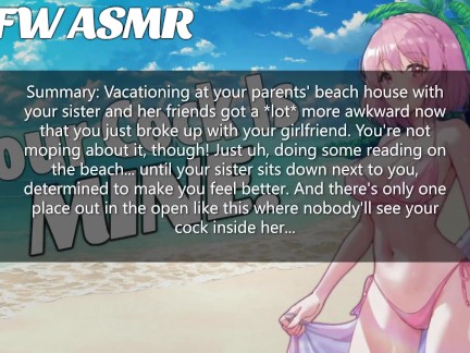 Bikini Babe BFF Helps You Get Over Your Stupid Ex [NSFW ASMR Fantasy for Men][Beach Sex]
