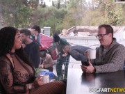 Ebony Babe Paris The Muse Gives Her Mouth To 10 Cocks 3/16