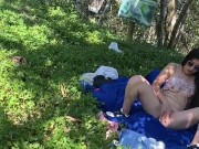 I go on a picnic and end up masturbating in a park. 11/16