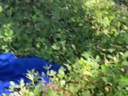 I go on a picnic and end up masturbating in a park. 16/16