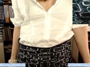 Teacher spilled water on shirt by accident and students can see her nipple 13/16