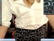 Teacher spilled water on shirt by accident and students can see her nipple 14/16