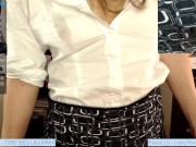 Teacher spilled water on shirt by accident and students can see her nipple 16/16