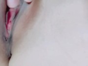 【クリオナニー】 シンプルだけど本気のオナニーしちゃいました♡恥ず。。。本気の汁が出てるよ♡ 5/16