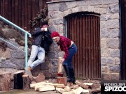 Angel Wicky Knows How To Handle Hard Wood 2/16