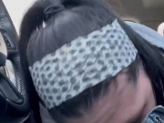 Giving road head for a hard cock 10/16