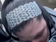 Giving road head for a hard cock 7/16