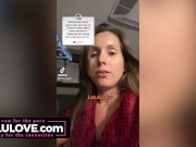 Babe showing behind scenes dripping creampie cumshot & frustrations over romance scams & catfish accounts - Lelu Love 10/16