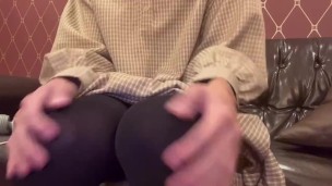 女装男子　ラブホテルで電マオナニー