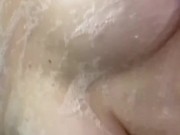 college girl bathing and touching her pussy 12/16