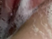 college girl bathing and touching her pussy 16/16