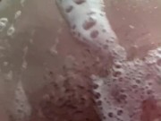 college girl bathing and touching her pussy 8/16