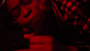 Sucking big black dick