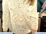 Teacher's squirting in her leggings in the middle of the class while her toy's being controlled 5/16