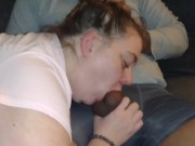 Step sister deep throating step brother's dick balls deep 5/16