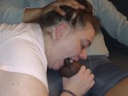 Step sister deep throating step brother's dick balls deep 7/16