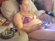 I let roommates film me in lingerie playing Fortnite 1/16