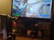 I let roommates film me in lingerie playing Fortnite 14/16