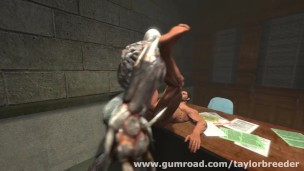 Chris Redfield xxx Tyrant R (SFM Old)