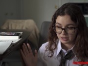 SIDECHICK Horny schoolgirl Leana Lovings wants to fuck her classmate 4/16