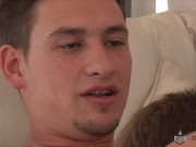 BiCollegeFucks - Cameron learns how to take dick in a bi 3way 6/16