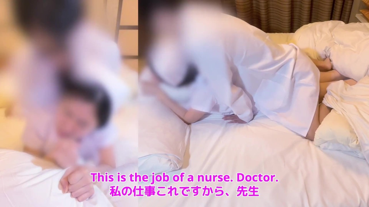 [Ejaculation with a cuckold nurse] "I will show your boyfriend our sex" I'm the doc’s favorite cum d - RedTube