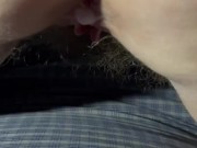 Pulled his dick out of my my pussy and came inside my tight ass cumfart and anal creampie 16/16