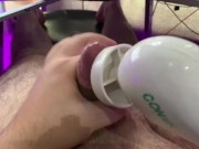 Uso masajeador para masturbarme, muy rico