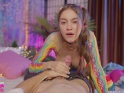 stepbrother nerd showed stepsister a dick - SolaZola 9/16