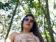 I film myself masturbating on the university promenade without my friends noticing 16/16