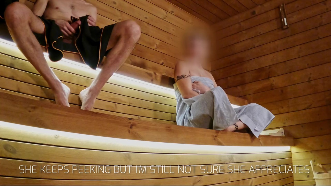 SAUNA ADVENTURE PT1: I show my hard cock to three people in the sauna - Free Sex Video - RedTube