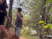 Sucking and fucking in the woods 7/16