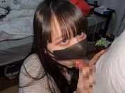 生理中はお口でぬきぬきしてくれる彼女の手コキフェラに耐え切れずに顔射 8/16