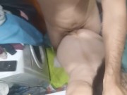 Hot sex from sexy couple in bathroom 11/16