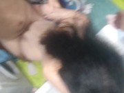 Hot sex from sexy couple in bathroom 15/16