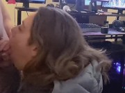 Heather Kane Proves Fan Wrong by Making him Cum Early so she can Eat ! 14/16