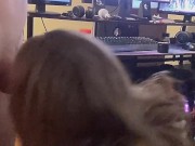 Heather Kane Proves Fan Wrong by Making him Cum Early so she can Eat ! 9/16