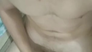 pov latin guy masturbating