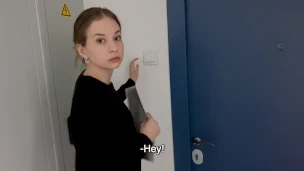 Met a Ukrainian schoolgirl on the street and fucked her on the same day