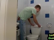 CFNM teens toy guy ass and jerk his dick 3/16